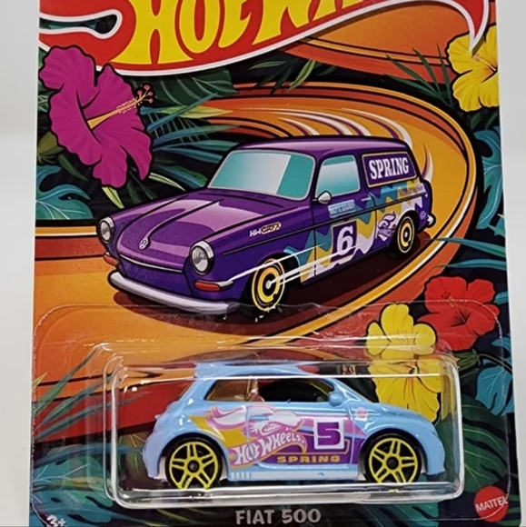 9.81Fiat 500 - Hot Wheels Spring Series 2024 (1/5) (HVX20 - Picture 4 of 5